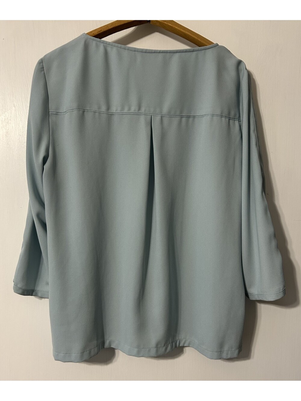 LC Lauren Conrad Women's Top Blouse Green 3/4 Sleeve size XL - business - Picture 2 of 5